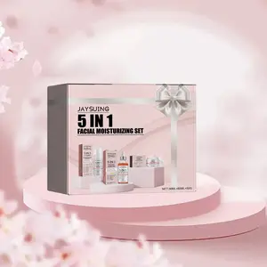 5-In-1 Facial Moisturizing Set, Hydrating & Nourishing, Hydrating Dry Skin Face Skincare, Perfect Gift Box for Various Festivals, Essential Beauty Routine