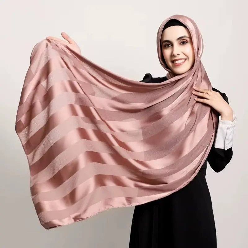Elegant Cream Chiffon Hijab for Women - Soft, Lightweight, Breathable Muslim Headscarf Cover, Modesty Hijab Wrap for All Seasons, Gorgeous, Casual, Multiple Colors, Blue, Turban Hijab Pashmina Scarves Modestyscarf Clothing