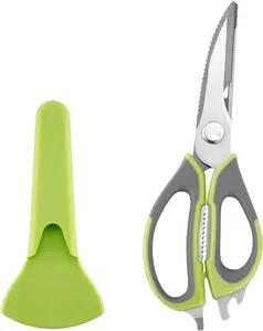 6-in-1 Detachable Kitchen Scissors with Handles for Meat, Chicken Bones, and Vegetables