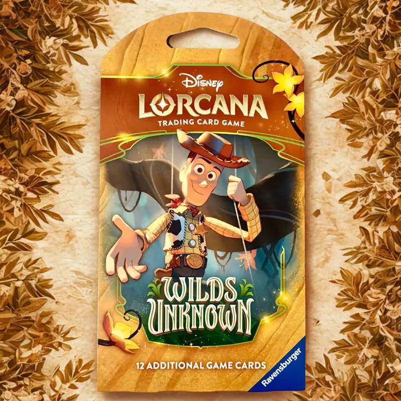 Lorcana Wilds Unknown sleeved booster pack (sealed or live rip)