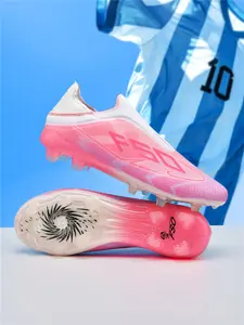 Unisex Youth Soccer Cleats, Long Anti-Slip Studs, Lightweight Design, Comfortable and Durable, Ideal for Students and Campus Use, Football Boots