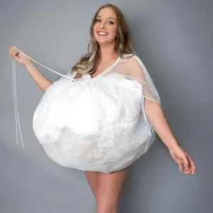 Bridal Buddy Wedding Gown Underskirt – As Seen on Shark Tank Super Comfortable Elastic Waist