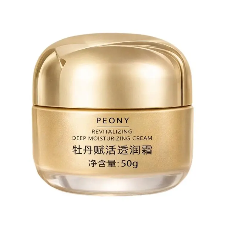 Peony Revitalizing Face Cream - Lightweight Daily Moisturizer for Mature Skin, Boosts Dewy Glow & Glow Up, Delivers Moisture for Soft Skin, Dewy Makeup Compatibility - 50g, Paeonia Rich, Hydrating, Paeonia Extract, Radiant Skin