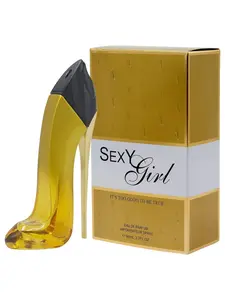 Sexy Girl Eau De Parfum Women Perfume High Heel Spray 2.7Oz 80ml Gold Flirty Fruity Sweet Feminine Glamorous