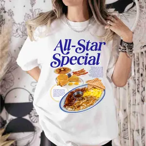 Comfort Colors Special Breakfast Shirt, All-Star Waffle House Shirt, Unisex 100% Cotton Graphic Tee