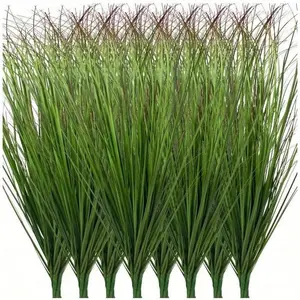 Artificial Grass Plant, Faux Shrubs Wheat Grass, Indoor & Outdoor Home Decor, Home Decor Supplies for Living Room Bedroom Dining Room, Fruit