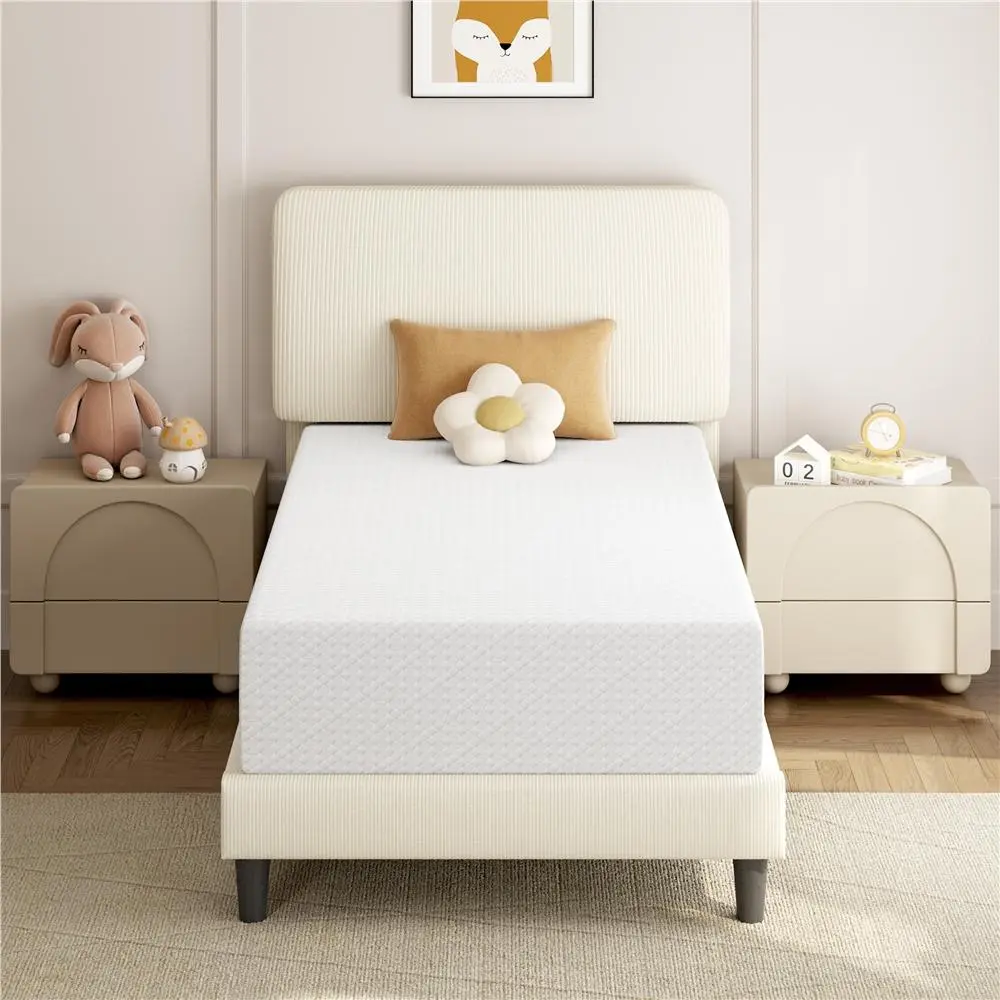 Yaheetech Twin/Full/Queen Size Mattress Cooling Gel Memory Foam Mattress, Green Tea Bed Mattress in a Box, Medium Firm, 8/10/12 inch Yaheetech Twin/Full/Queen Size Mattress Cooling Gel Memory Foam Mattress, Green Tea Bed Mattress in a Box, Medium Firm, 8/10/12 inch