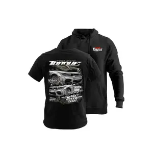180g[100%cotton]Project Torque Performance Car 2 Sides Graphic T Shirt, Aggressive Turbo Style Artwork with Custom Build Details, Soft Cotton Blend Streetwear Tee for Men, Car Enthusiast Lifestyle Gift