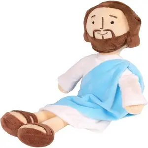 1count Jesus Plush Dolls, Easter Gift, Soft Stuffed Toy Design, Mom Mia Doll, Religious Gift, Cute & Cozy Playmate，Gift for kids，family，friend