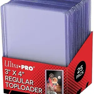 Ultra Pro: 3x4 Standard Regular Top Loaders (Pack of 2) 50 Top Loaders sports cards