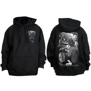 Dga David Gonzales Reflections Lowrider Car Show Homies Art Hoodie Chicano gangster clothes brochacho t-shirt mexico lover Cotton Fabric mexican