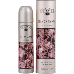 Cuba Blossom Jasmine Eau de Parfum (EDP) for Women, Full-Size Jasmine-Themed Botanical Fragrance, 3.3 fl oz/3.4 oz, New In Can, Full-Size Women's Fragrance, Jasmine-Themed Women's Fragrance