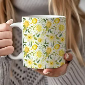[Sale Up To 50%] Subtle F*cK Trump Lemon Mug, Subtle F*ck Trump, Anti Maga Cup, FDT Gift, Floral Lemon Mug, Trump Sucks Mug, FDT, Fruit Mug, Feminist Mug, 11oz & 15oz ceramic mug