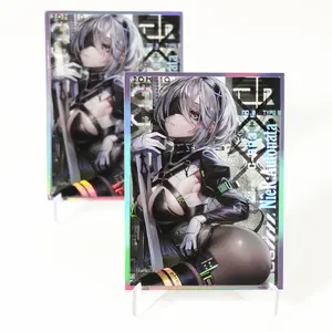 120PCS 67x92mm Standard Size Foil Holographic Anime Card Sleeve Protector for PTCG MGT Playing Game Photo Card trading card card sleeve