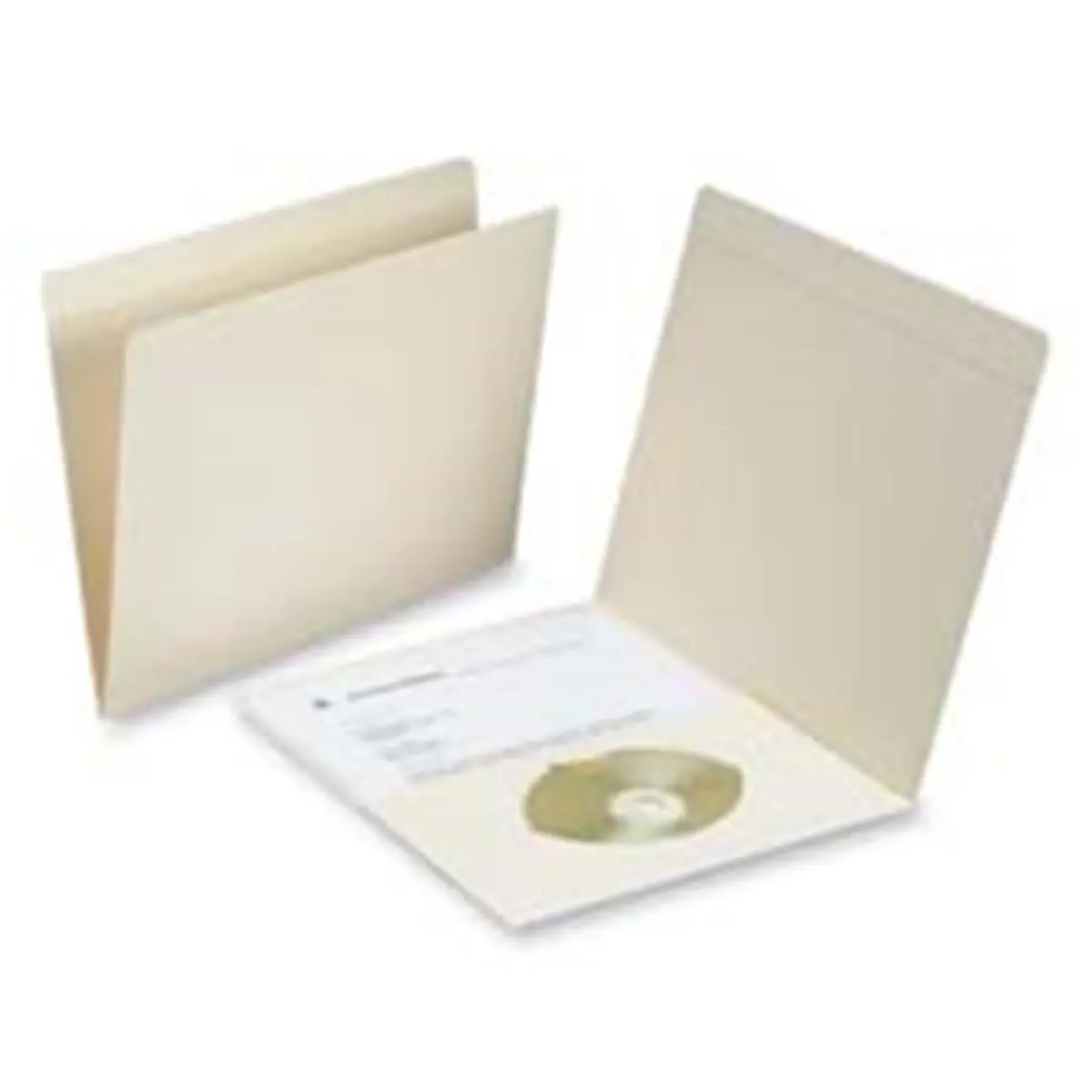 Smead Manufacturing Company  Top-Tab Pocket Folders- Letter-Size- Manila
