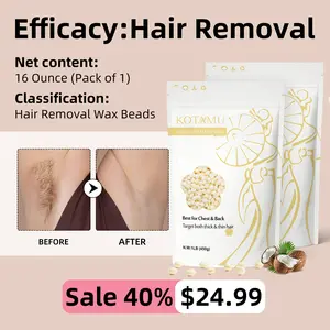 【BUY 1 GET 1 = 2PCS】KOTAMU Hair Removal Wax Beads for Women & MenPainless Bikini Hair Removal Wax Beads Unwanted Hair affordable kit Body Care Flawless