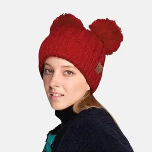 C.C Double Pom Beanie for Women - Soft and Cozy Winter Hat C.C Double Pom Beanie for Women - Soft and Cozy Winter Hat