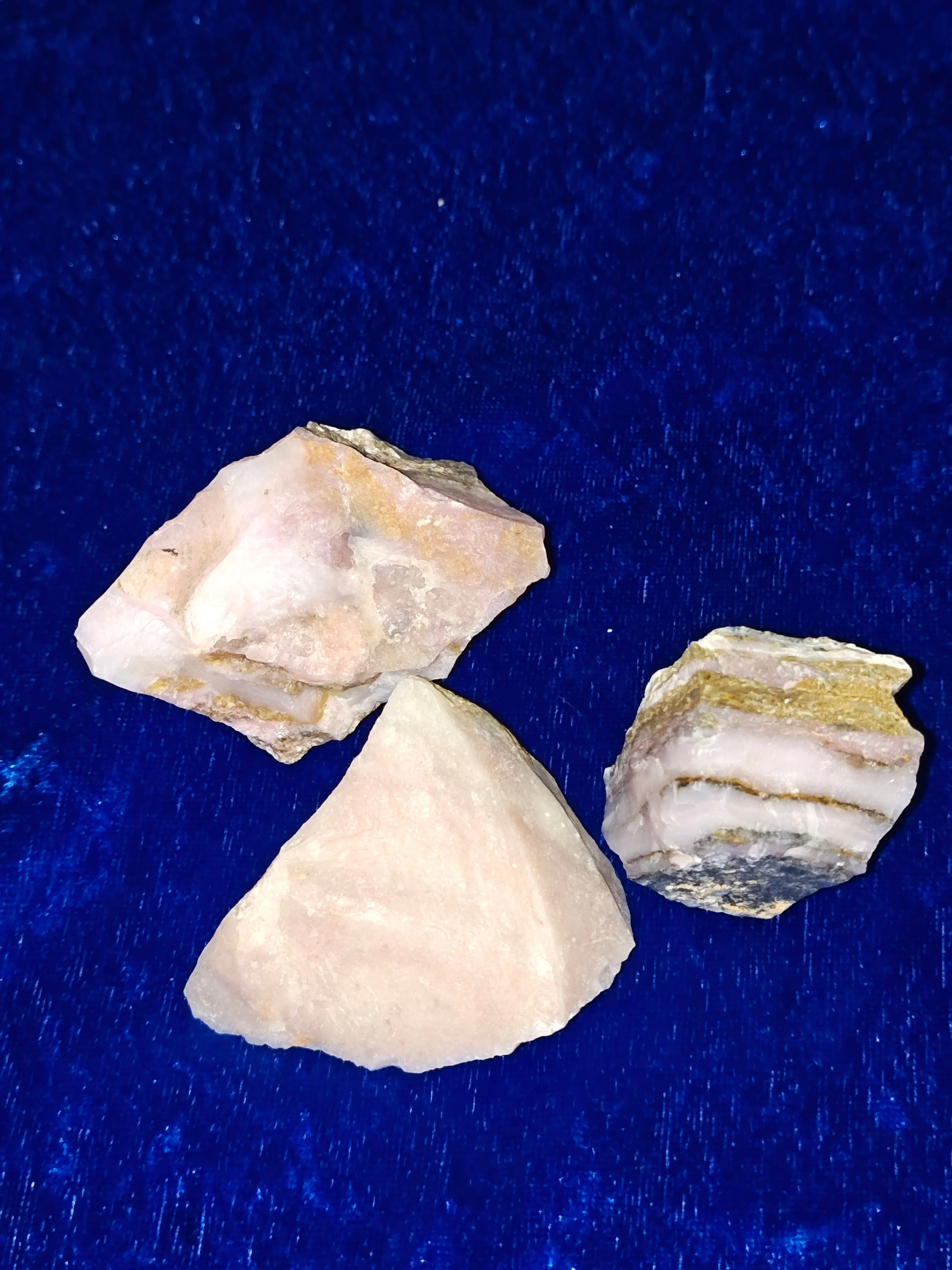 Natural Raw Pink Opal Gemstone Crystals (2-2.5 in) - Home Decor Statue, Heart Chakra Stone for Grief, Heartbroken, Forgiveness, Taurus Support