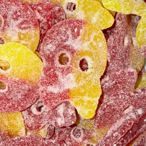1/4 LB Sour Raspberry Lemon Jelly BUBS candy Sweden
