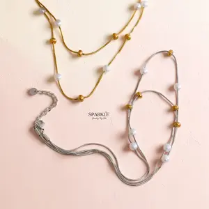 Eclipse Pearl Layers Necklace