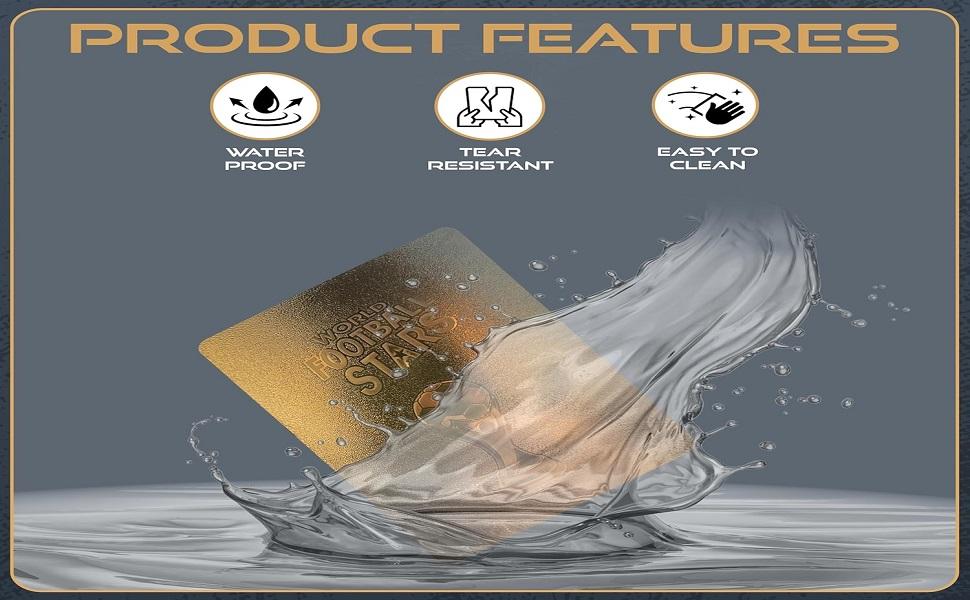 2026-27 Playing Soccer Cards |   55 Unique Cards for Soccer Players |   Unforgettable Moment for Friends, Siblings & Soccer Fans |   Printed on Premium Paper – Golden - Not Orignal