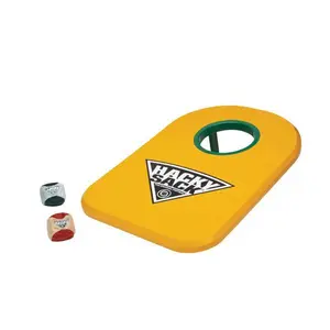 Hacky Sack Cornhole Set - Hacky Ball, Foot Bag Kick Sack, Outdoor Toys for Kids – Backyard Toys – Footbag – Target Games, 1 Board 2 Hacky Sack Balls, Ages 8+