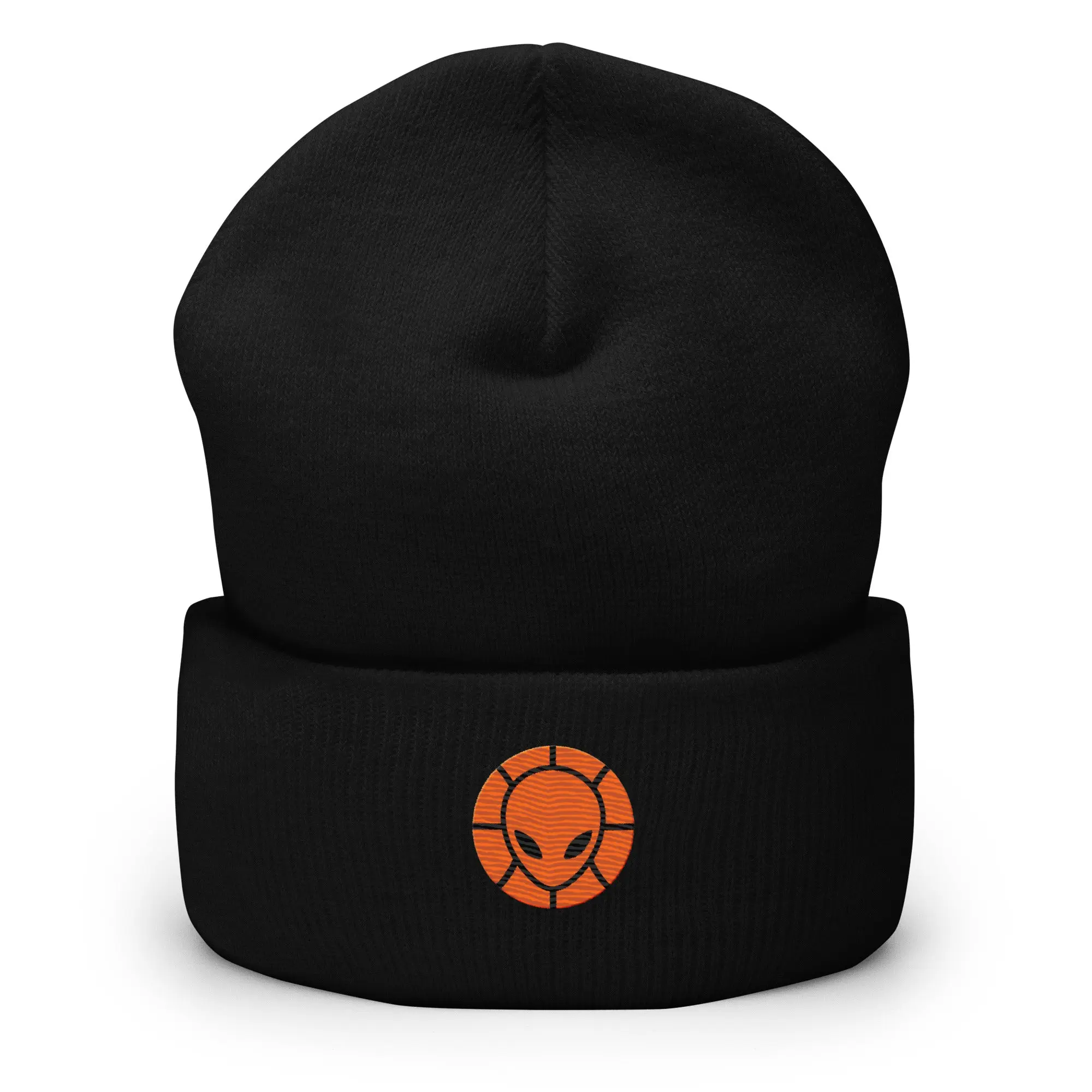 Alien Hoops Beanie Cap Black/Orange