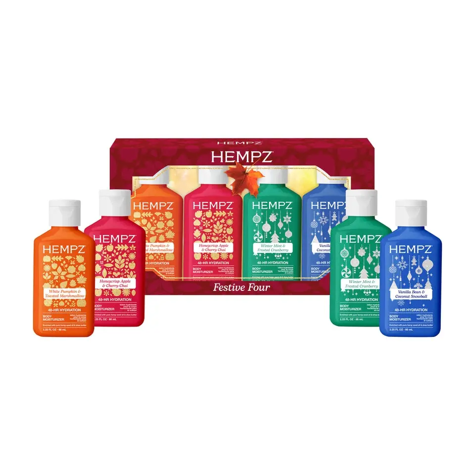 Festive Four Moisturizing Body Lotion Kit