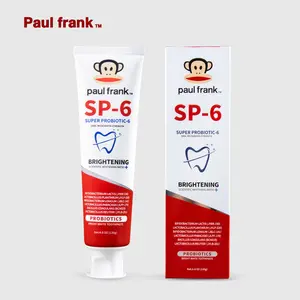 Paul Frank Whitening Toothpaste for Daily Oral Care, Helps Reduce Coffee, Tea and Smoke Stains, Gentle Formula for Everyday Brushing, Fresh Breath Support, Clean and Bright Smile Care