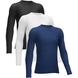 4, 3, 2 Pack Boys' Girls' Compression Shirts Youth Long Sleeve Undershirt Sports Moisture Wicking Baselayer