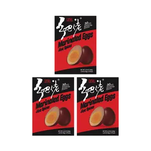 XBL Five-Spice Braised Eggs - 3pcs per Pack (180g x 3) | Authentic Wenzhou Specialty, Nostalgic Snack, Ready-to-Eat, No Preservatives