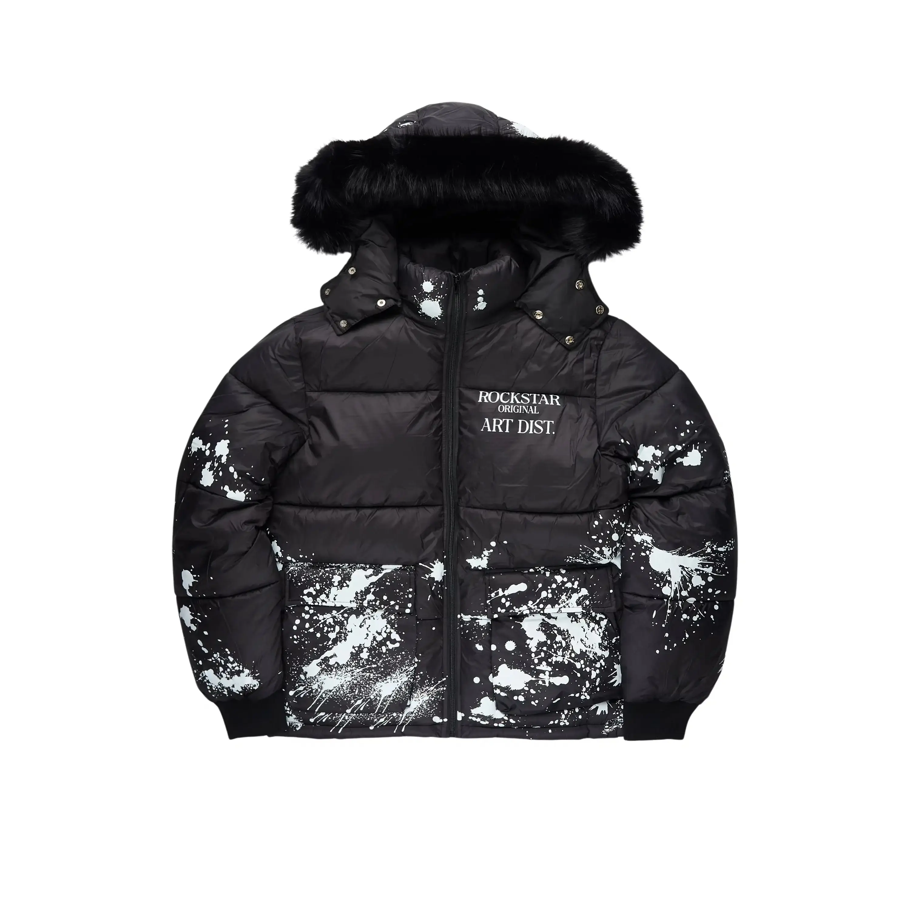 Filip Black Puffer Jacket Filip Black Puffer Jacket