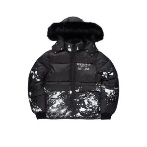 Filip Black Puffer Jacket