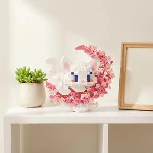 Free-Shipping Cute Panda Moon Micro Blocks - DIY Educational Building Toy, Mini Bricks Puzzle, Desk Decor, Stress Relief Mini Gifts for Kids & Adults