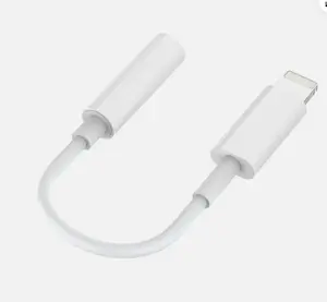 For iPhone Headphone Adapter 3.5mm Jack Aux Cord Dongle Audio Cable Connector