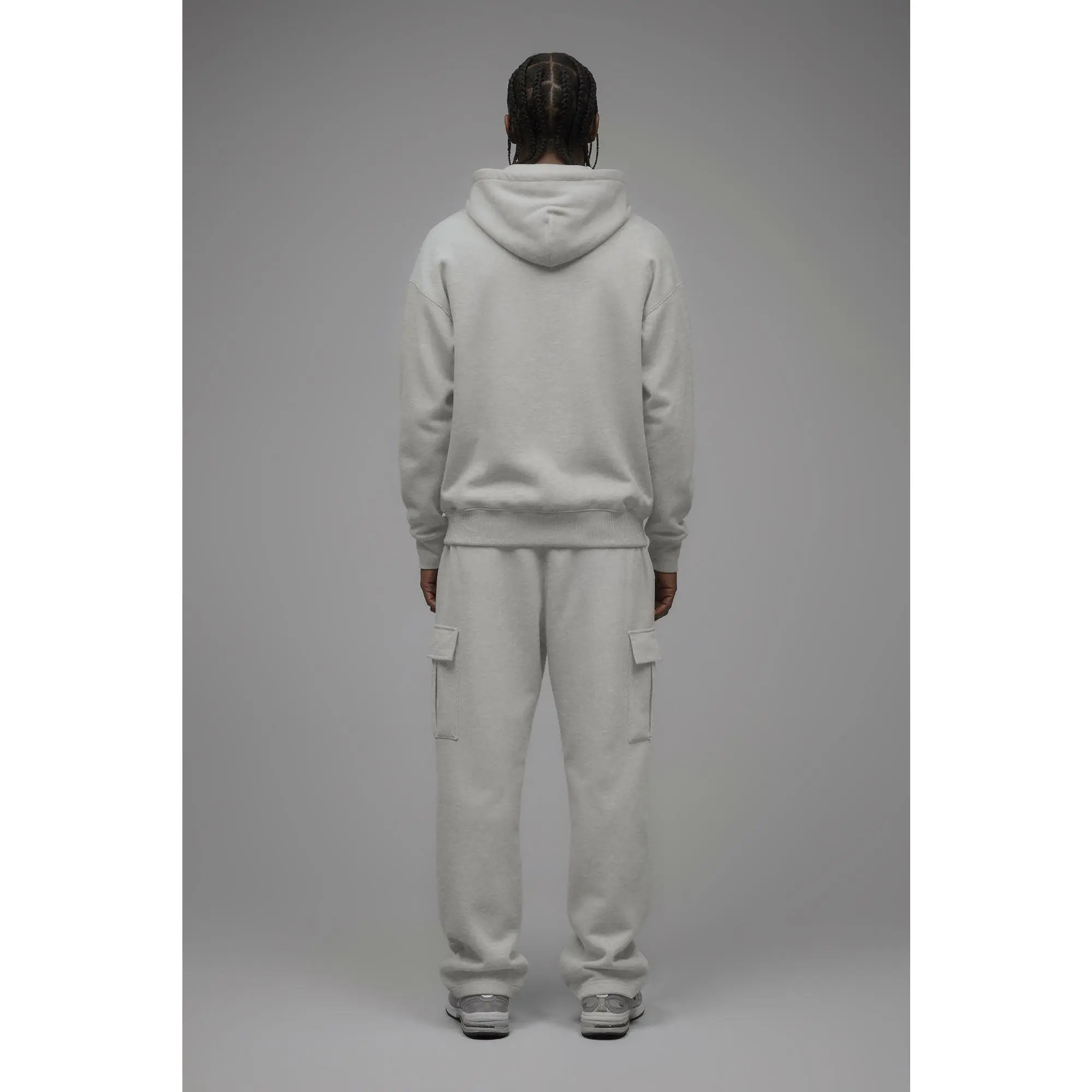 410 Oversized Zip Hoodie - Heather Grey - TikTok Shop