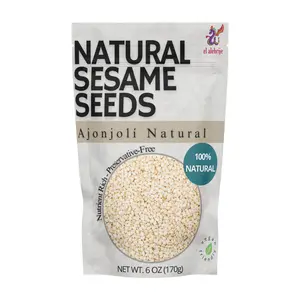 El Alebrije - Natural Sesame Seed - Ajonjoli Natural 6 Oz (170 g) | Premium Quality Sesame Seed - Resealable Pouch| 100% Natural- No Additives