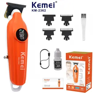 Professional Hair Trimmer, 1 Box Wireless Hair Clipper with Guide Comb & Cleaning Brush & USB Charging Cable, Multifunctional Hair Shaver for Men Cordless split end trimmer