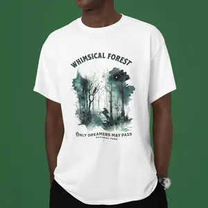 Magic Forbidden Forest Shirt Bookish Merch Fantasy National Park Gift Whimsical Shirt Family Camping Crewneck Wizarding World Graphic