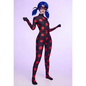 Miraculous Ladybug Miss Fortune Cosplay Costume Dark Ladybug Marinette Costume