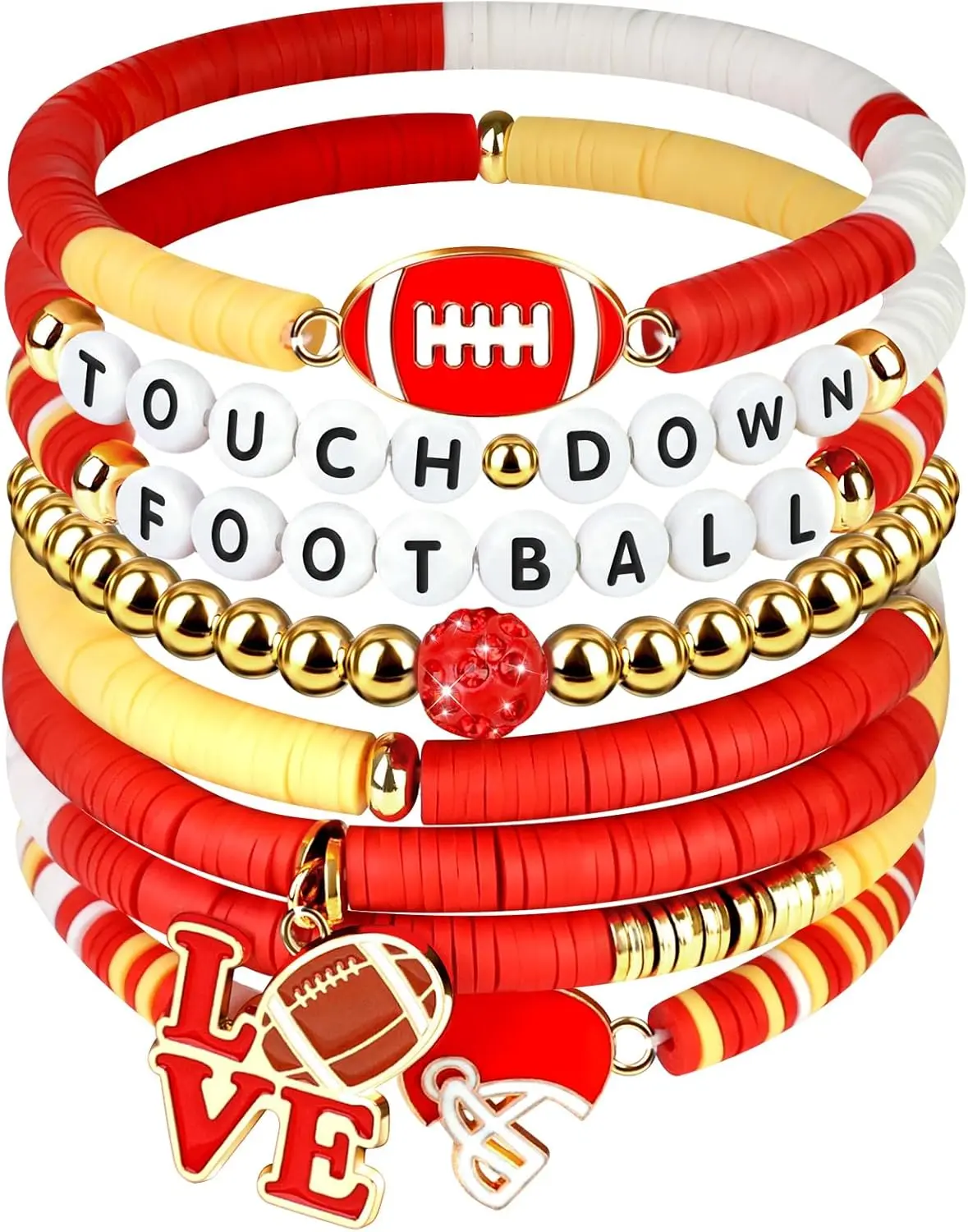 Red Yellow and White