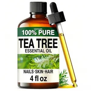 KUKKA Tea Tree Essential Oil for Skin & Scalp - 4 fl oz Multi-Purpose Oil, Practical, mothersdaygift, tiktokshopstockup,Summervibes