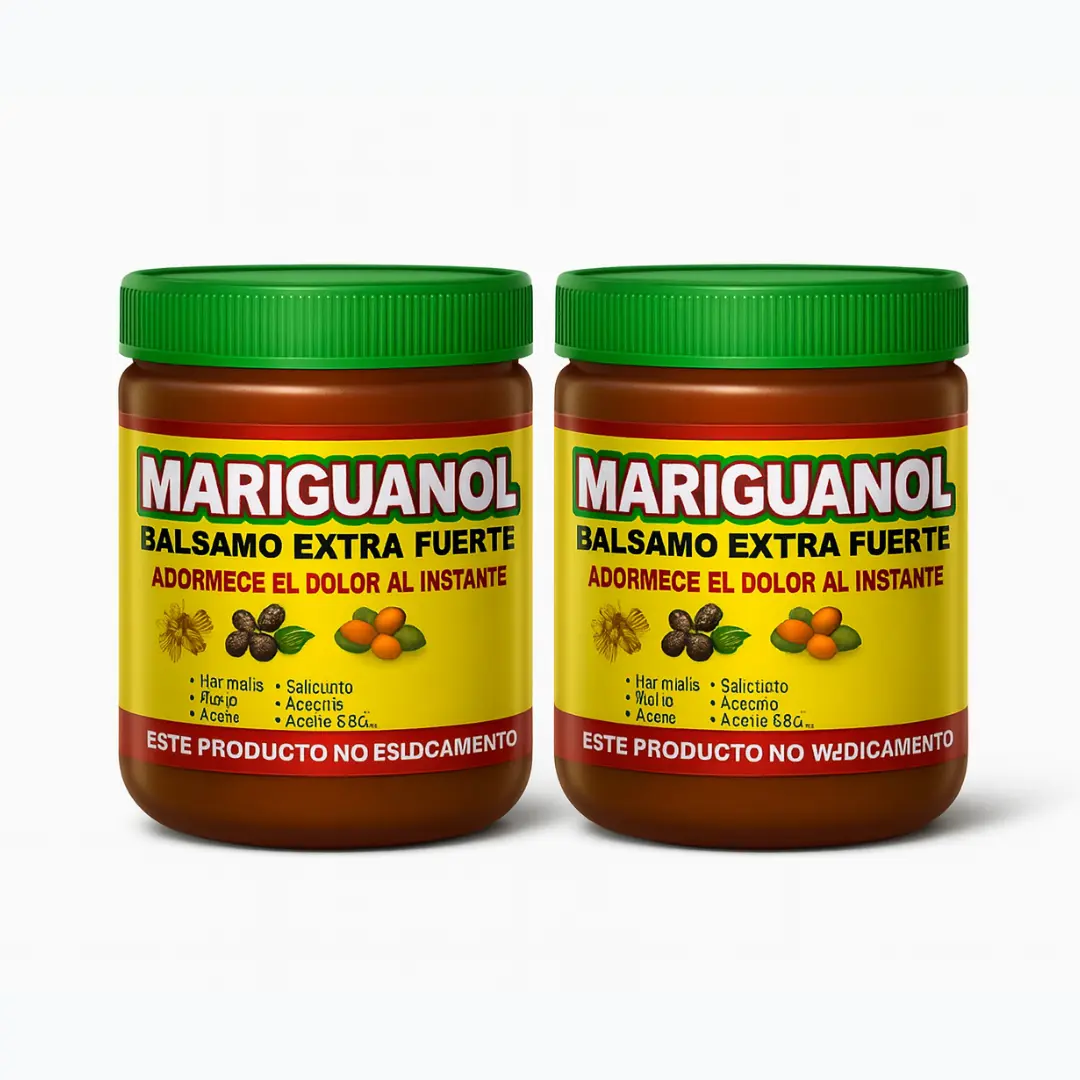 Viral (2 Pack) Mariguanol Reforzado Extra Fuerte Massage Gel 125g Each - Uso Externo - Double Pack for Everyday Massages (125g Each)