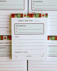 Today's Game Plan Notepad