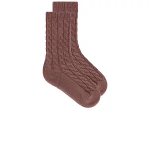 eberjey Slouchy Socks in Deep Taupe