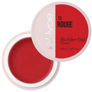 In.Hype Hard Builder Gel -  Red Rouge #13
