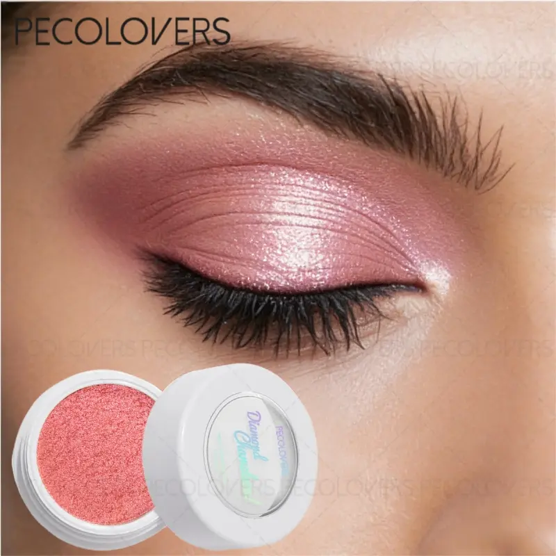 1pc Polar Violet Luminous Highlight Powder, Multi-tone Iridescent Sparkle Effect, Super Fine Pearl Micro Particles, Seasonal Holiday Gift For Beauty Lovers, Multi-use Shimmer Eye & Facial Cosmetic Powder