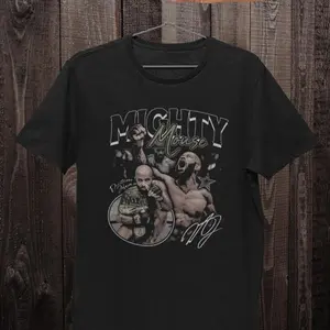 Demetrious Johnson Vintage Graphic Tee Shirt, Mighty Mouse Retro 90s Style bootleg T-Shirt, Oversized boxing MMA shirt gift for him and her