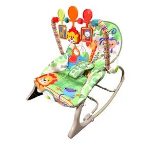 Paaqq Baby Multi Use Rocking & Vibrating Soothing Sensory Musical Lion Adjustable Seat