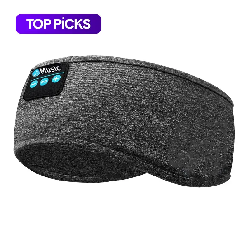 Breathable Wireless Sleep Headphone, Sports Headband Wireless Headphones with Comfortable Elastic Design, Universal Hi-Fi Sound Quality Sleep Headphone, Wireless Audio Headphones #TOP PICKS
